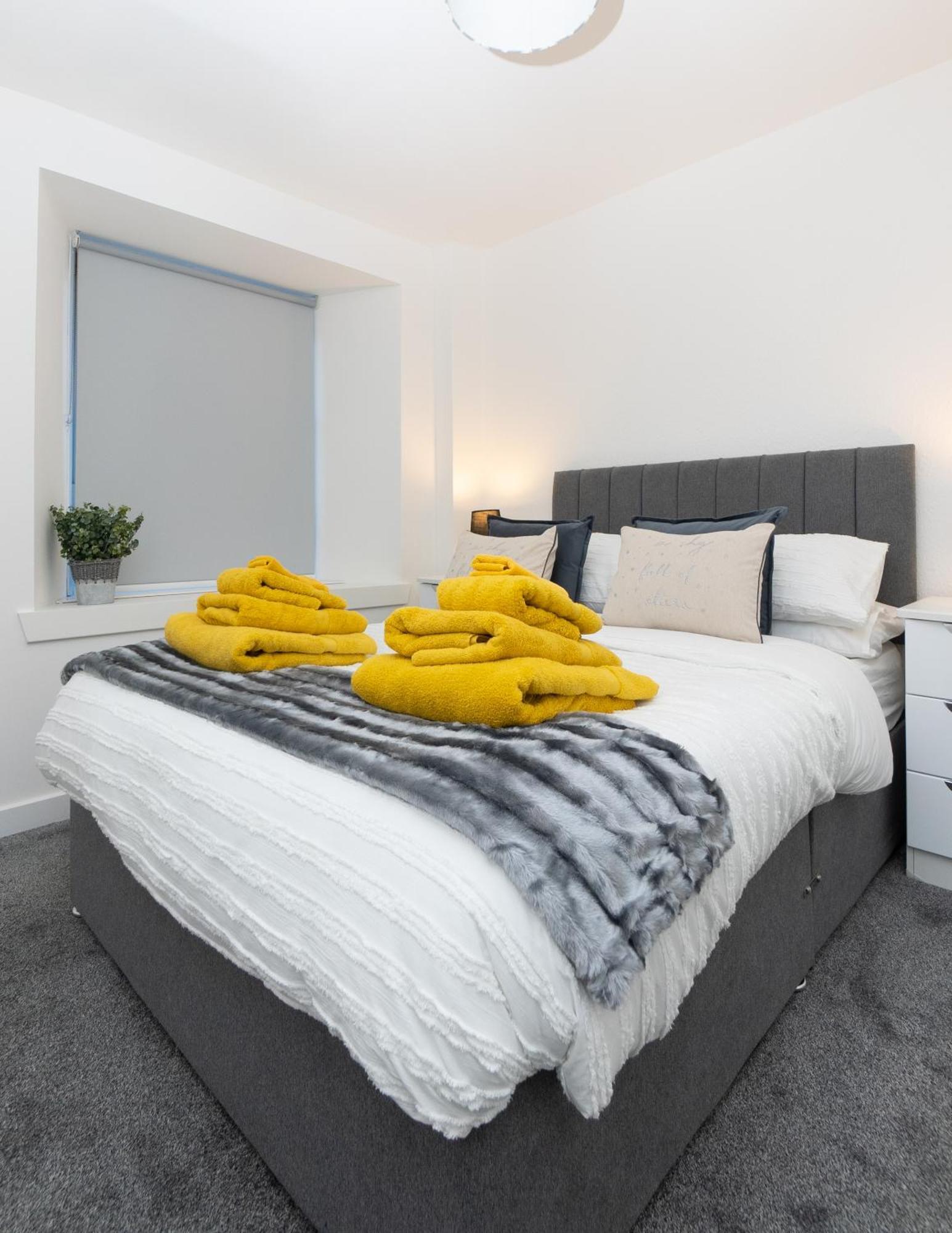 Central City Stay - Sja Stays - 1 Bed Apartment Aberdeen Kültér fotó